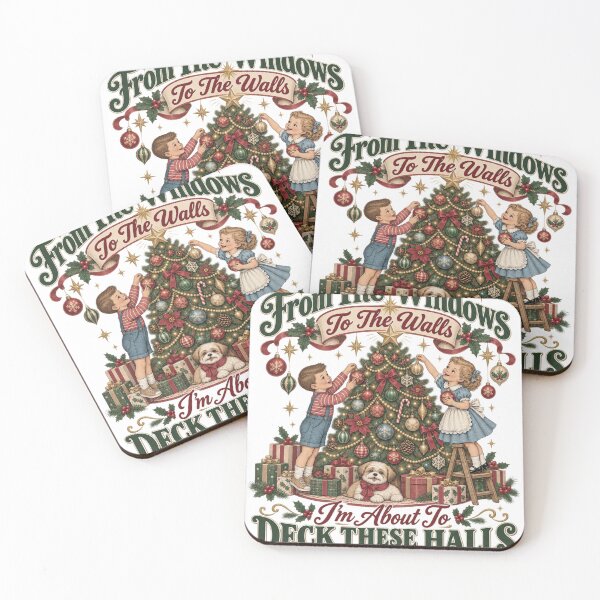 Item preview, Funny Christmas Tshirts From The Windows To The Walls I'm About To Deck These Halls designed and sold by welshverniceABC.