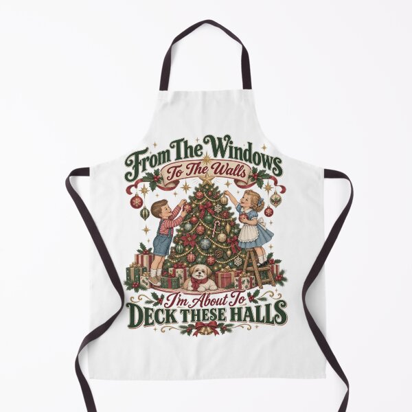Item preview, Funny Christmas Tshirts From The Windows To The Walls I'm About To Deck These Halls designed and sold by welshverniceABC.