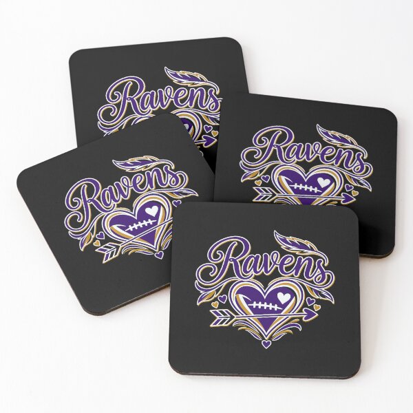 Item preview, Ravens Heart and Arrow Football Fan Game Day designed and sold by OddPopARt.