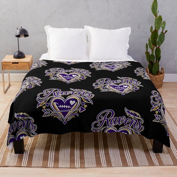 Item preview, Ravens Heart and Arrow Football Fan Game Day designed and sold by OddPopARt.