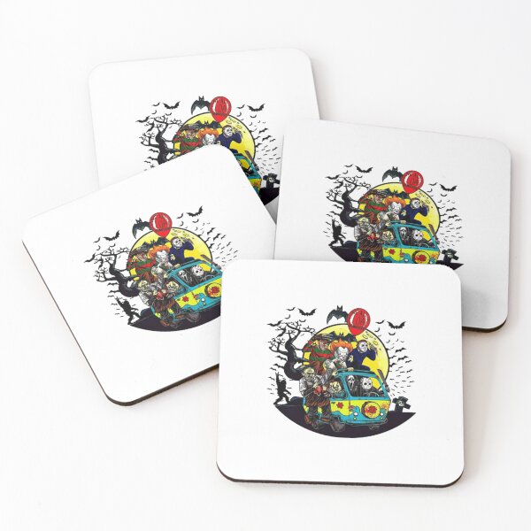 Item preview, Horror Movie Characters Van We All Float Down Here Halloween designed and sold by CochraneCo.