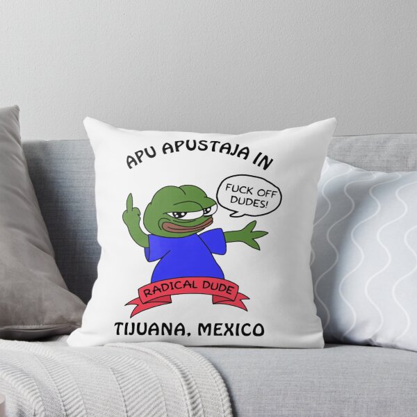 Item preview, Apu Apustaja In Tijuana Mexico Radical Dude Meme designed and sold by HellFrogsart.