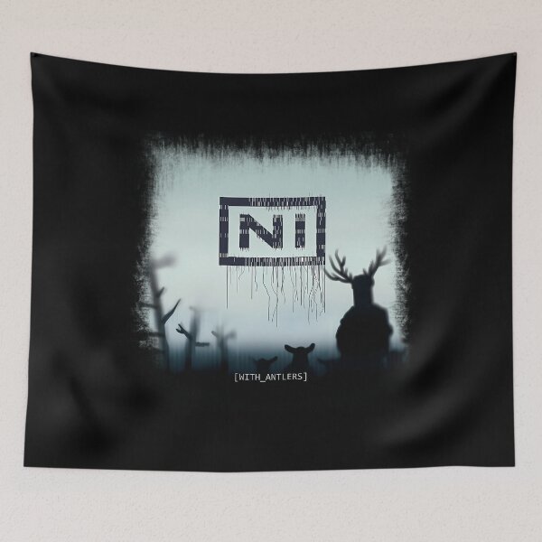 Item preview, Ni Knights With Antlers Album Cover Parody-Music Lovers Humor designed and sold by codiconxe.