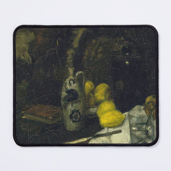 Item preview, Lemons and bottle of dutch gin 1896 designed and sold by VeilOfPigments.