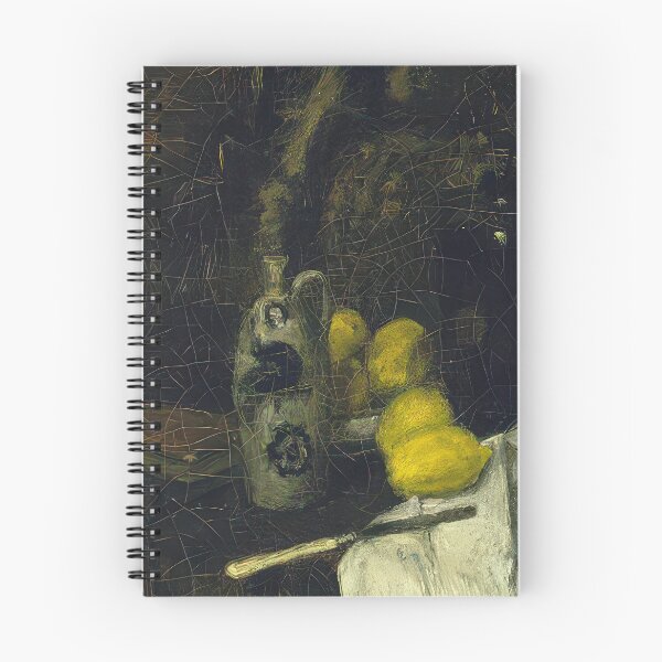 Item preview, Lemons and bottle of dutch gin 1896 designed and sold by VeilOfPigments.