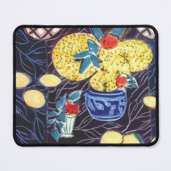 Item preview, Lemons and mimosa 1944 designed and sold by VeilOfPigments.