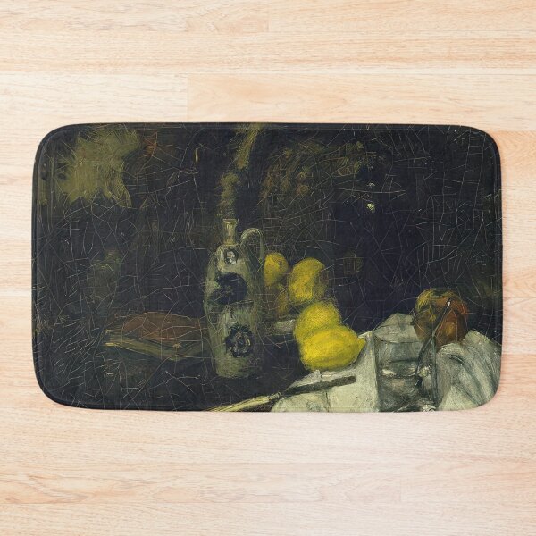 Item preview, Lemons and bottle of dutch gin 1896 designed and sold by VeilOfPigments.
