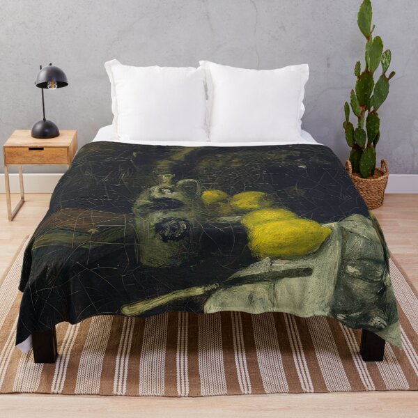 Item preview, Lemons and bottle of dutch gin 1896 designed and sold by VeilOfPigments.