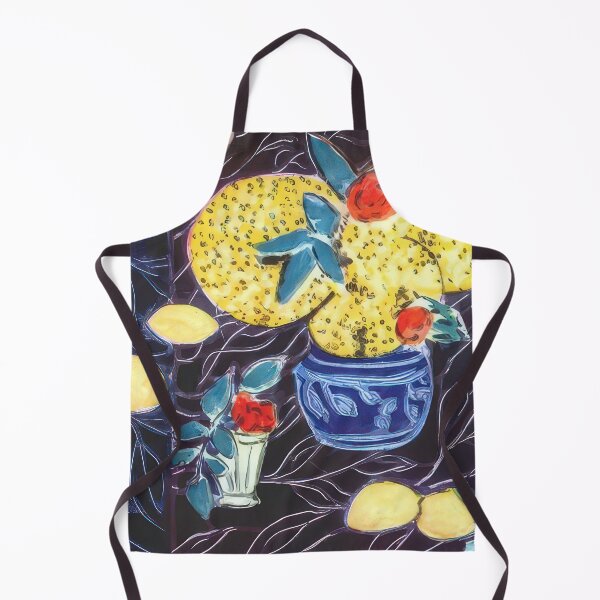 Item preview, Lemons and mimosa 1944 designed and sold by VeilOfPigments.