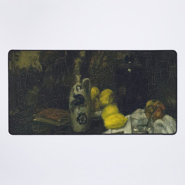 Item preview, Lemons and bottle of dutch gin 1896 designed and sold by VeilOfPigments.