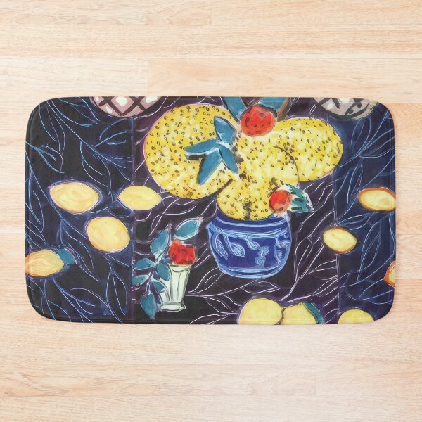 Item preview, Lemons and mimosa 1944 designed and sold by VeilOfPigments.