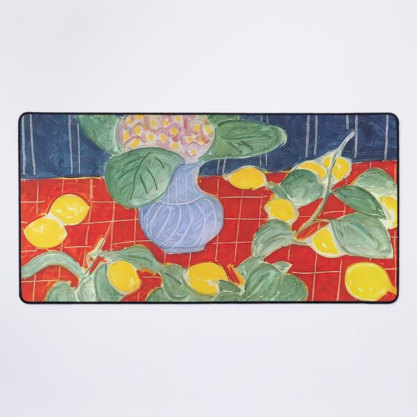 Item preview, Lemons and saxifrages 1943 designed and sold by VeilOfPigments.