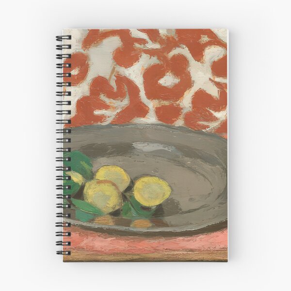 Item preview, Lemons on a pewter plate 1929 designed and sold by VeilOfPigments.