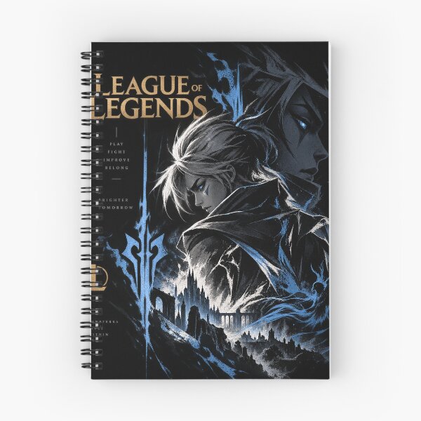 Item preview, League of Legends Dark Fantasy Blue Warrior Poster designed and sold by NBT-NOVA.