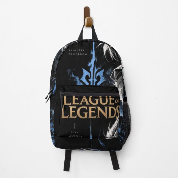 Item preview, League of Legends Dark Fantasy Blue Warrior Poster designed and sold by NBT-NOVA.