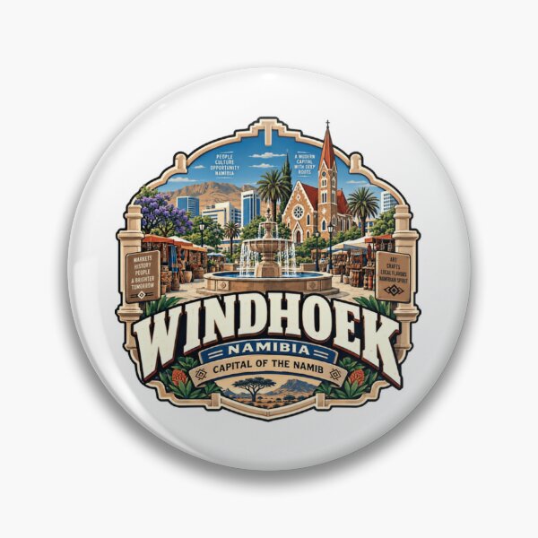 Item preview, Windhoek Namibia Capital Of The Namib Travel Souvenir Destination designed and sold by Star3NowForMe.