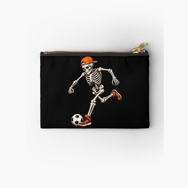 Item preview, Skeleton Playing Soccer Sports Halloween Boys Kids designed and sold by OddPopARt.