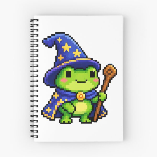 Item preview, Cute Pixel Frog Wizard  designed and sold by Nol1ytv.