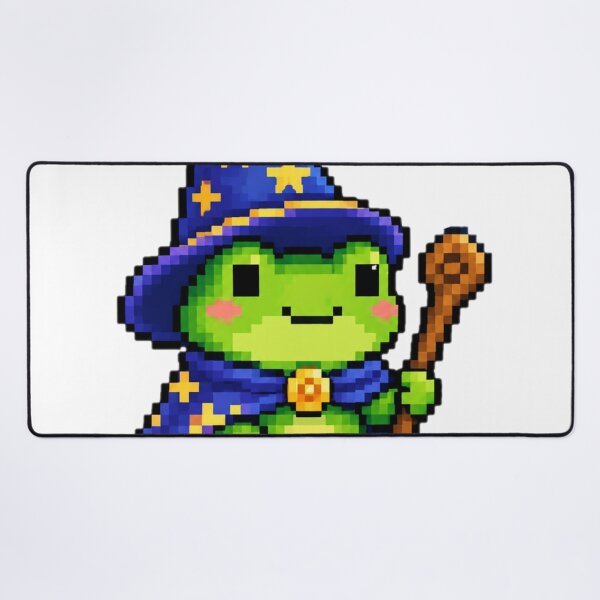 Item preview, Cute Pixel Frog Wizard designed and sold by Nol1ytv.