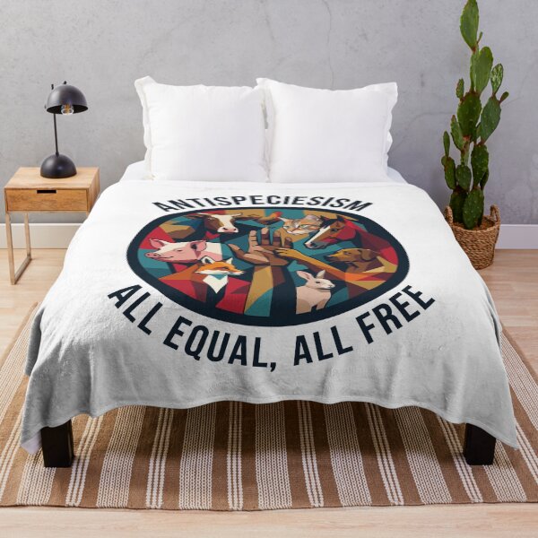 Item preview, Antispeciesism - Animal Rights - All Equal All Free designed and sold by Veroverostudio.