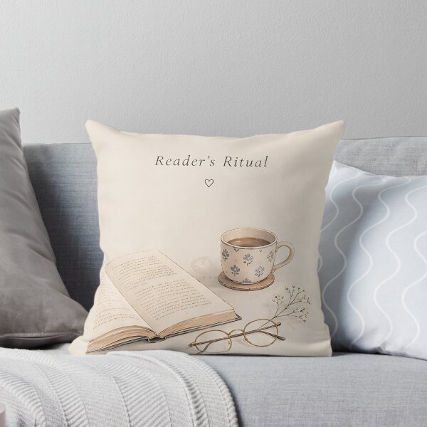Item preview, Reader's Ritual – Minimalist Line Art Design designed and sold by KWW SHOP.