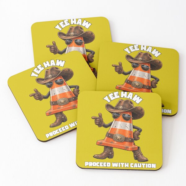 Item preview, YeeHaw Proceed with Caution designed and sold by WilAugusta.