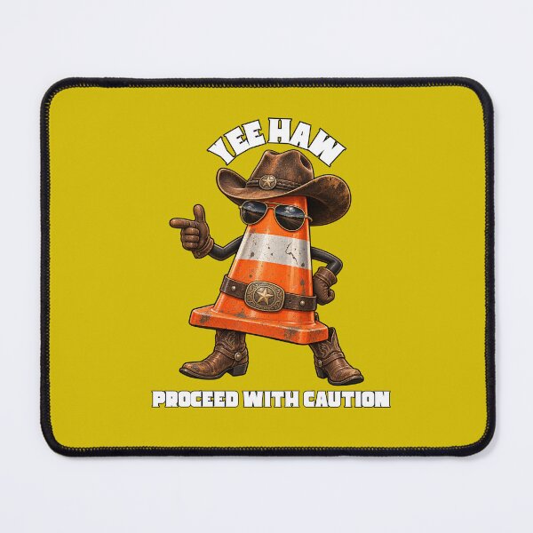 Item preview, YeeHaw Proceed with Caution designed and sold by WilAugusta.