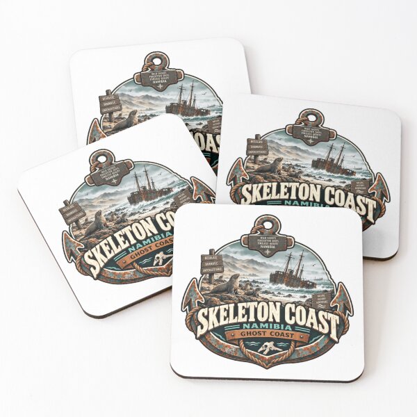 Item preview, Skeleton Coast Namibia Ghost Coast Adventure Explorer Travel History designed and sold by Star3NowForMe.