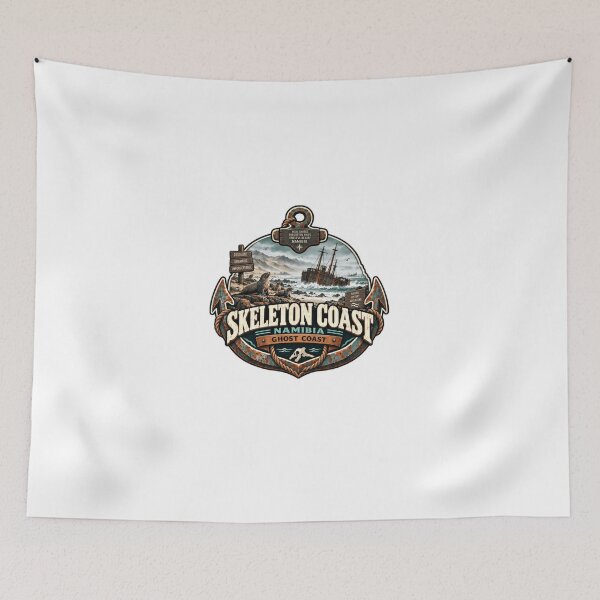Item preview, Skeleton Coast Namibia Ghost Coast Adventure Explorer Travel History designed and sold by Star3NowForMe.
