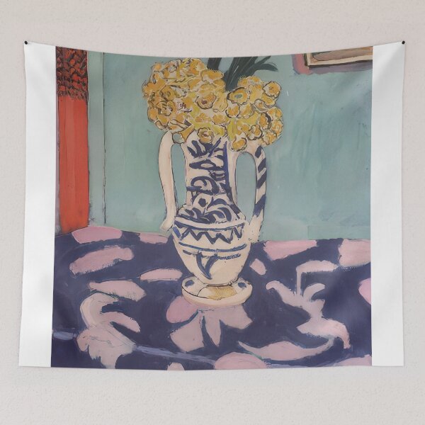 Item preview, Les coucous tapis bleu et rose 1911 designed and sold by VeilOfPigments.