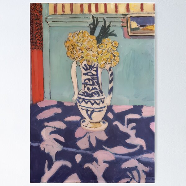 Item preview, Les coucous tapis bleu et rose 1911 designed and sold by VeilOfPigments.