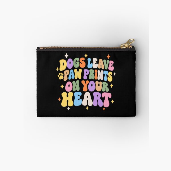 Item preview, Dogs Leave Paw Prints On Your Heart Dog Lover Pet Owner designed and sold by SkeletonsDanger.