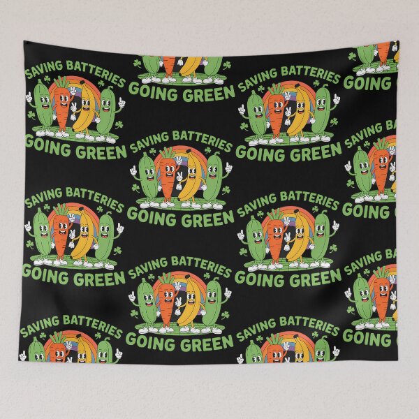Item preview,  Saving Batteries Going Green Funny Inappropriate designed and sold by DavidGibbs32.