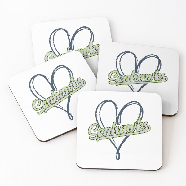 Item preview, Seahawks Heart Script Team Spirit Game Day designed and sold by OddPopARt.