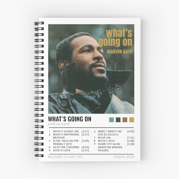 Item preview, Marvin Gaye What's Going On Album Tracklist designed and sold by TrishaSmithsdfg.