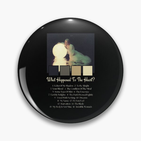 Item preview, Heart Music Album Tracklist Poster Design designed and sold by TrishaSmithsdfg.