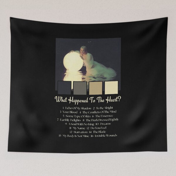 Item preview, Heart Music Album Tracklist Poster Design designed and sold by TrishaSmithsdfg.