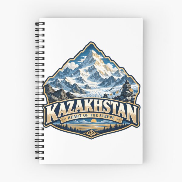 Item preview, Kazakhstan Heart Of The Steppe Kazakh Mountains Central Asia Travel Souvenir designed and sold by Star3NowForMe.