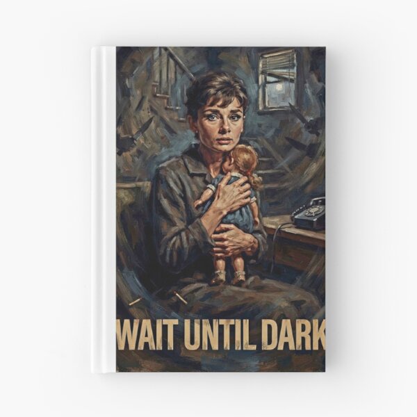 Aperçu de l'œuvre Attendez l'hommage artistique au thriller psychologique sombre créée et vendue par Art's Diner.