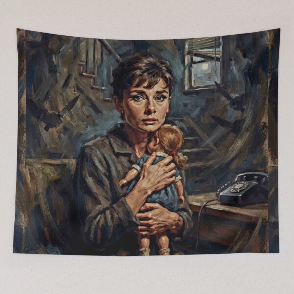 Item preview, Wait Until Dark Psychological Thriller Fine Art Tribute designed and sold by Art's Diner.