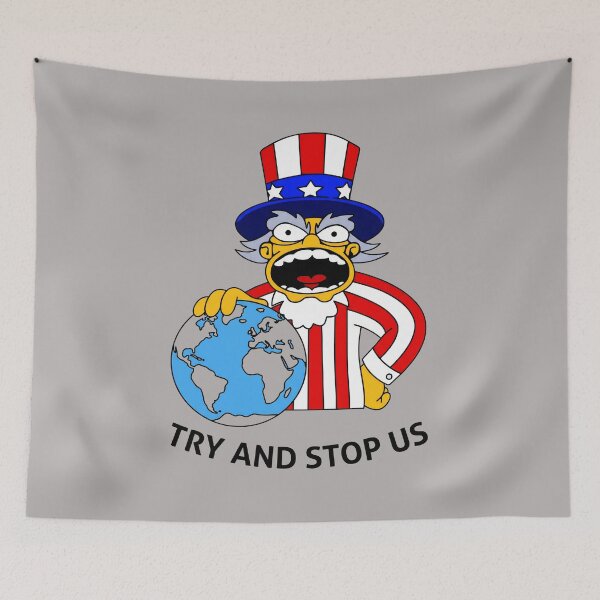 Item preview, Angry Frink Uncle Sam Try And Stop Us-17 designed and sold by AndreasLder.