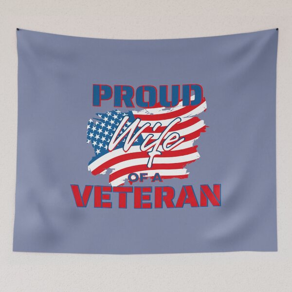 Item preview, Proud Wife Of A Army Veteran American Flag  designed and sold by MavinSophil.