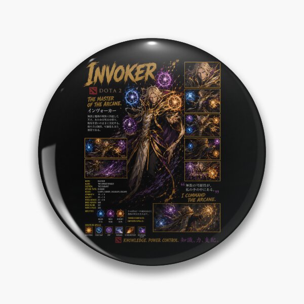 Item preview, Invoker Dota 2 Master of the Arcane designed and sold by PrestonChild.