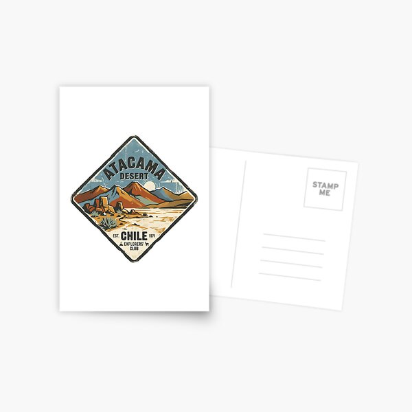 Item preview, Atacama Desert Est. Chile 1971 Explorers' Club South America Travel Adventure designed and sold by Star3NowForMe.
