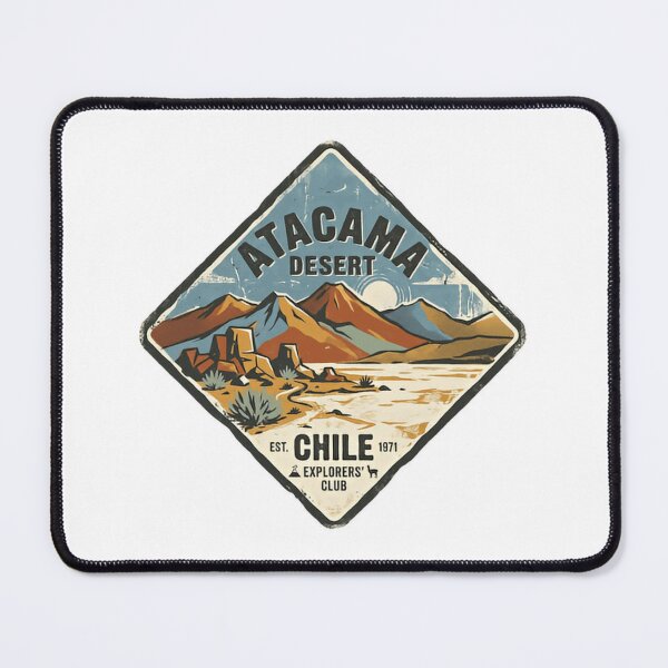 Item preview, Atacama Desert Est. Chile 1971 Explorers' Club South America Travel Adventure designed and sold by Star3NowForMe.