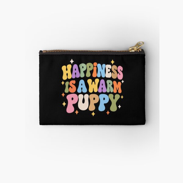 Item preview, Happiness Is A Warm Puppy Dog Lover Pet Parent designed and sold by SkeletonsDanger.