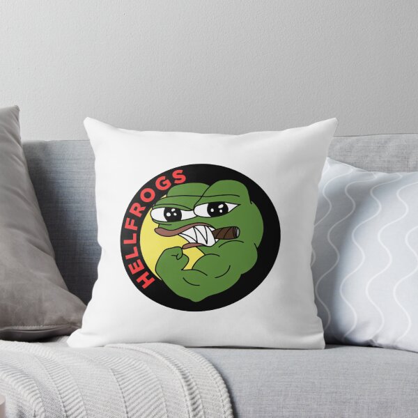 Item preview, Hell Frogs Logo Aggressive Muscular Pepe Graphic designed and sold by HellFrogsart.