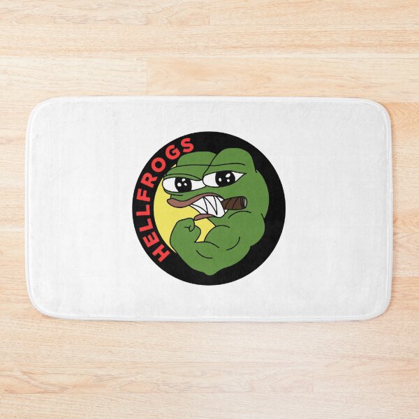 Item preview, Hell Frogs Logo Aggressive Muscular Pepe Graphic designed and sold by HellFrogsart.