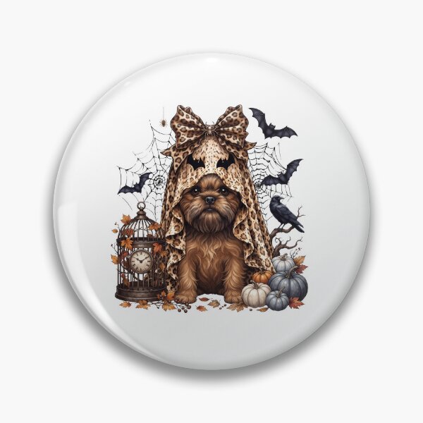 Item preview, Brussels Griffon Halloween Boo Pumpkin Dog Mom Lover designed and sold by dian-rody-crest.