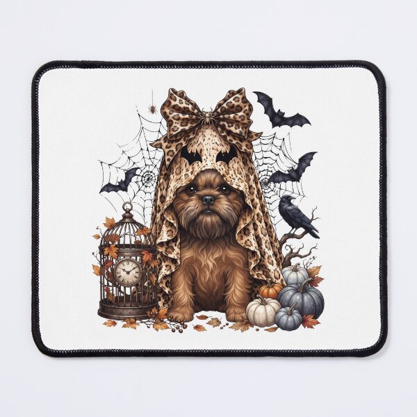 Item preview, Brussels Griffon Halloween Boo Pumpkin Dog Mom Lover designed and sold by dian-rody-crest.